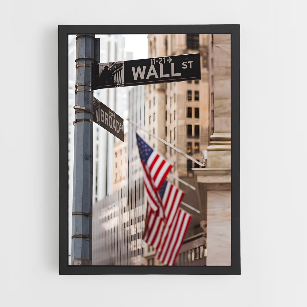 ap-wall street-4 cadre Noir