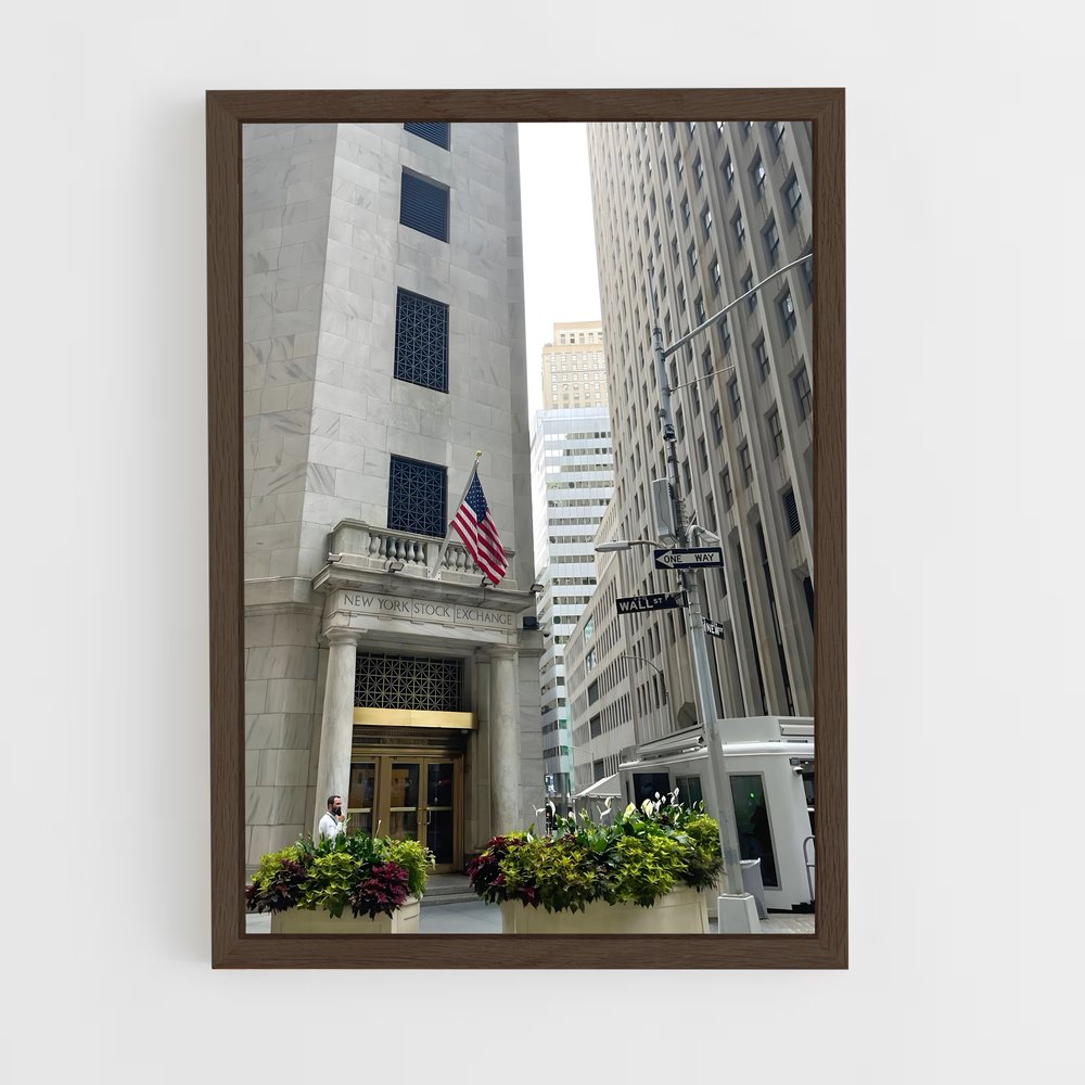 ap-wall street-5 cadre Bois foncé