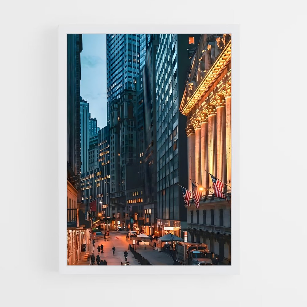 ap-wall street-6 cadre Blanc