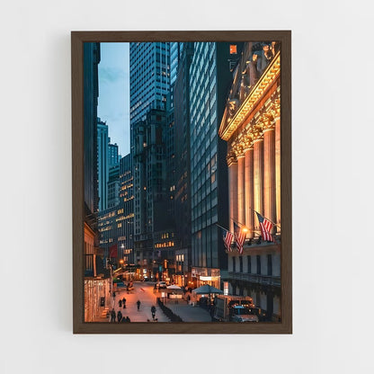 ap-wall street-6 cadre Bois foncé