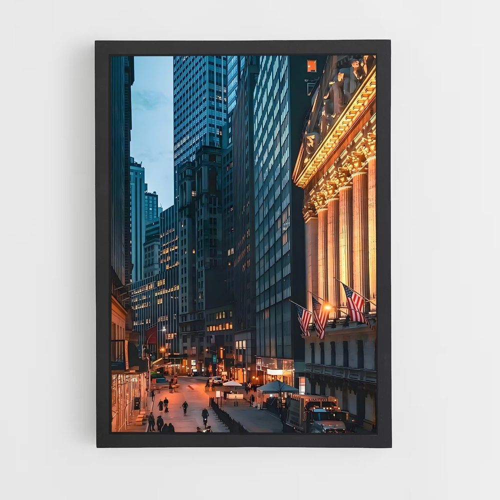 ap-wall street-6 cadre Noir