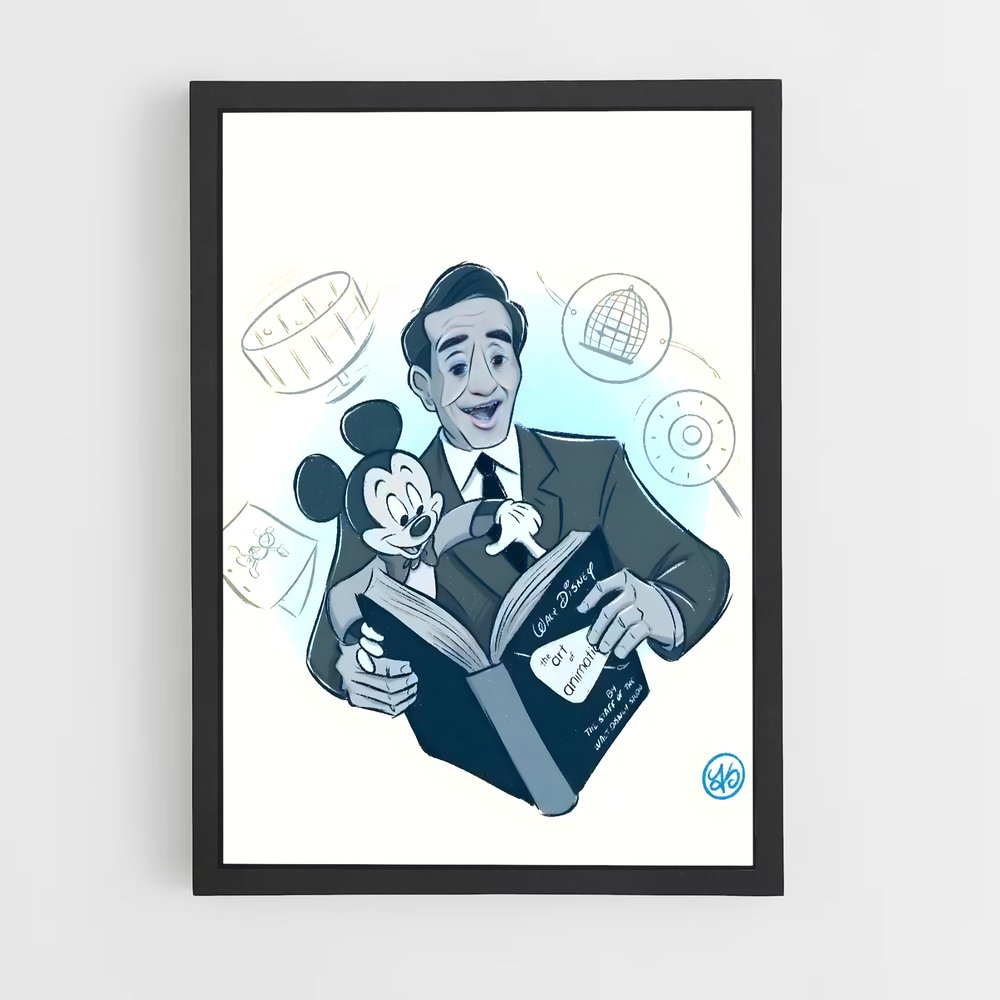 ap-walt disney-4 cadre Noir
