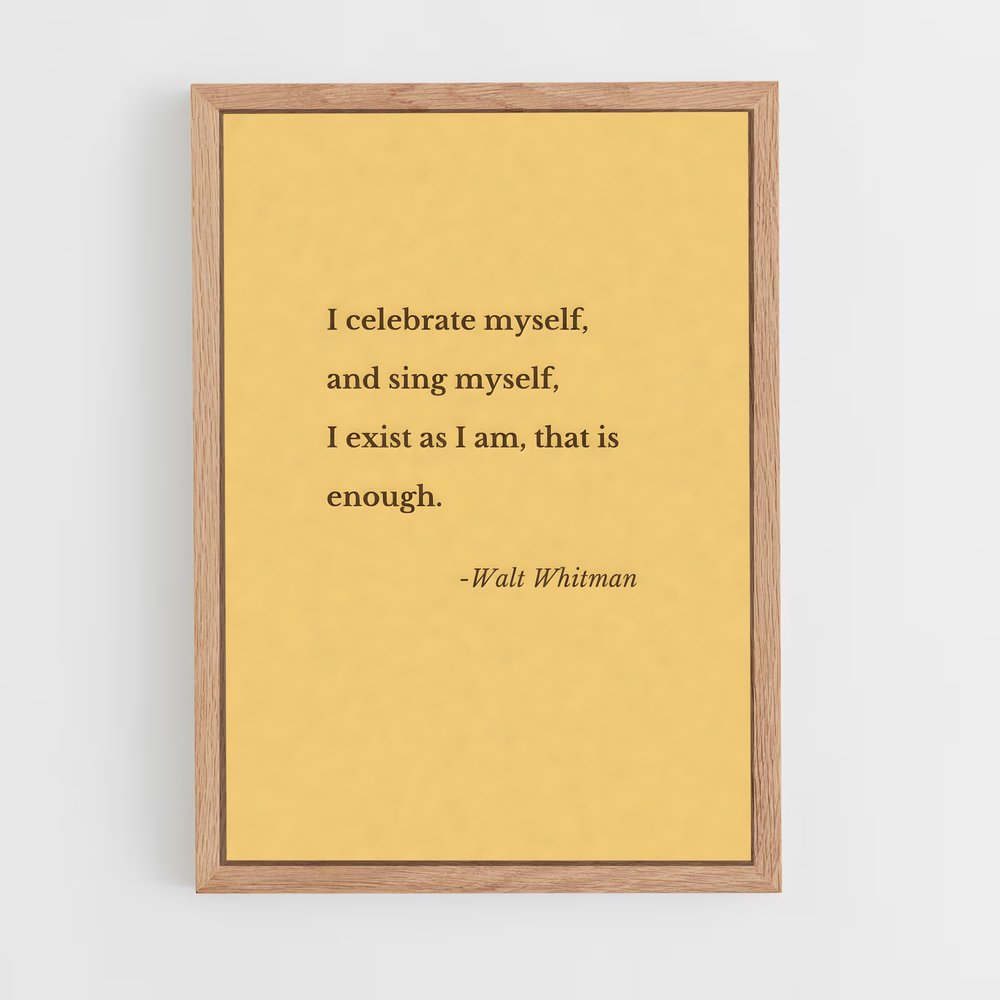 ap-walt whitman-1 cadre Bois clair