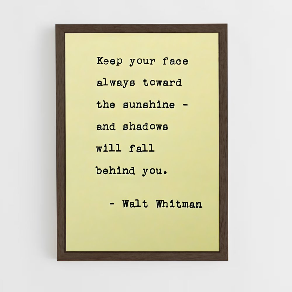 ap-walt whitman-2 cadre Bois foncé