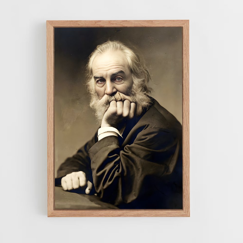 ap-walt whitman-3 cadre Bois clair
