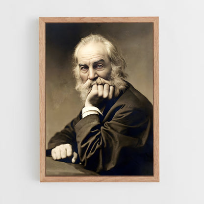 ap-walt whitman-3 cadre Bois clair