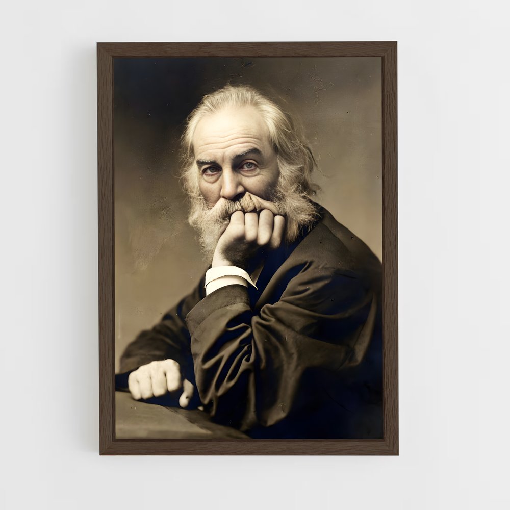 ap-walt whitman-3 cadre Bois foncé