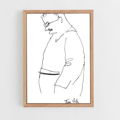 ap-walter benjamin-4 cadre Bois clair