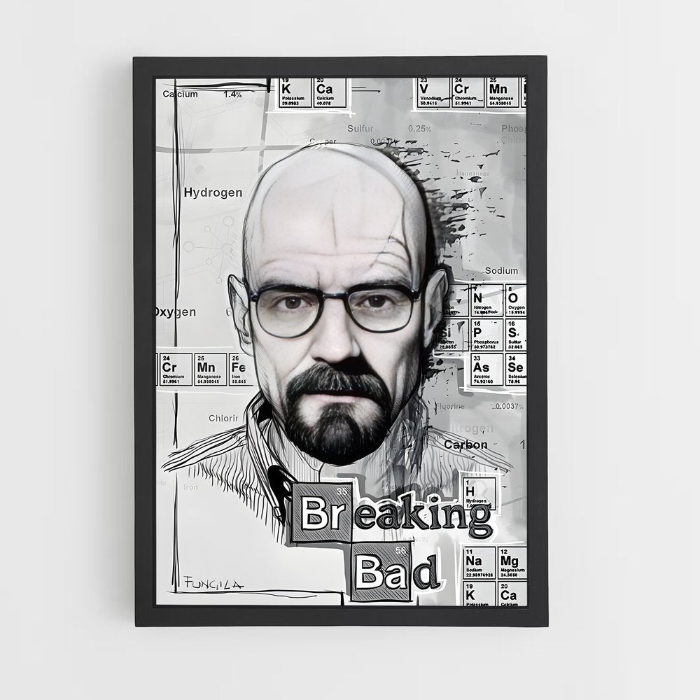 ap-walter white-2 cadre Noir