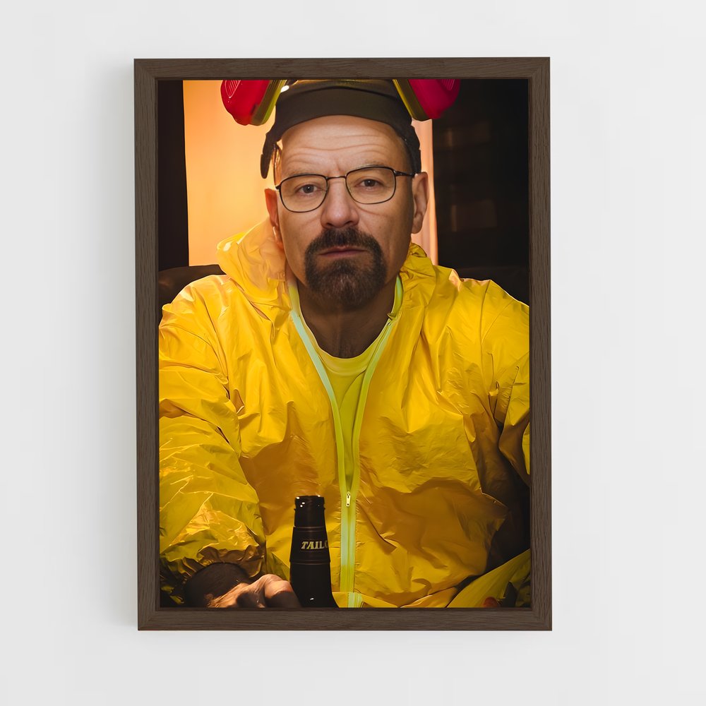 ap-walter white-3 cadre Bois foncé