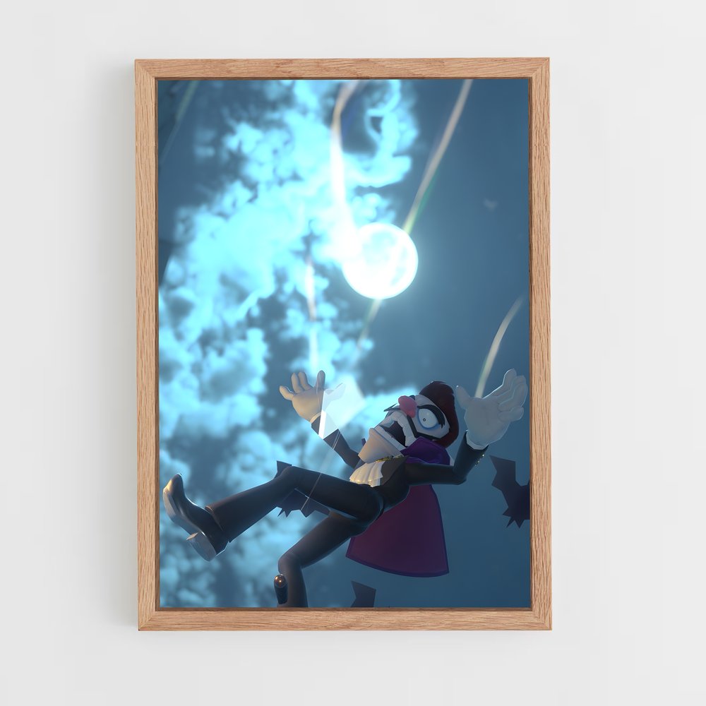 ap-waluigi-1 cadre Bois clair