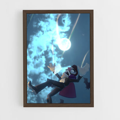 ap-waluigi-1 cadre Bois foncé
