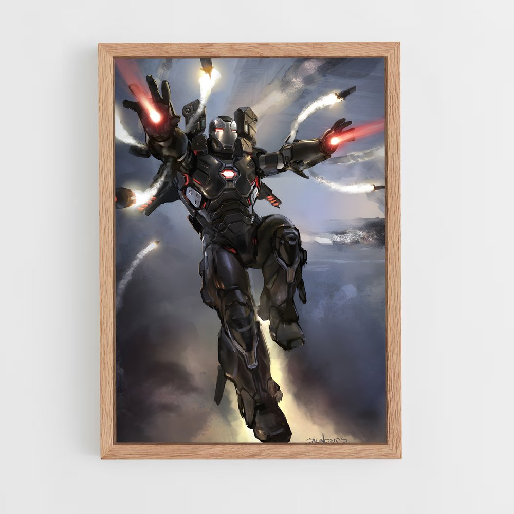 ap-war machine-1 cadre Bois clair