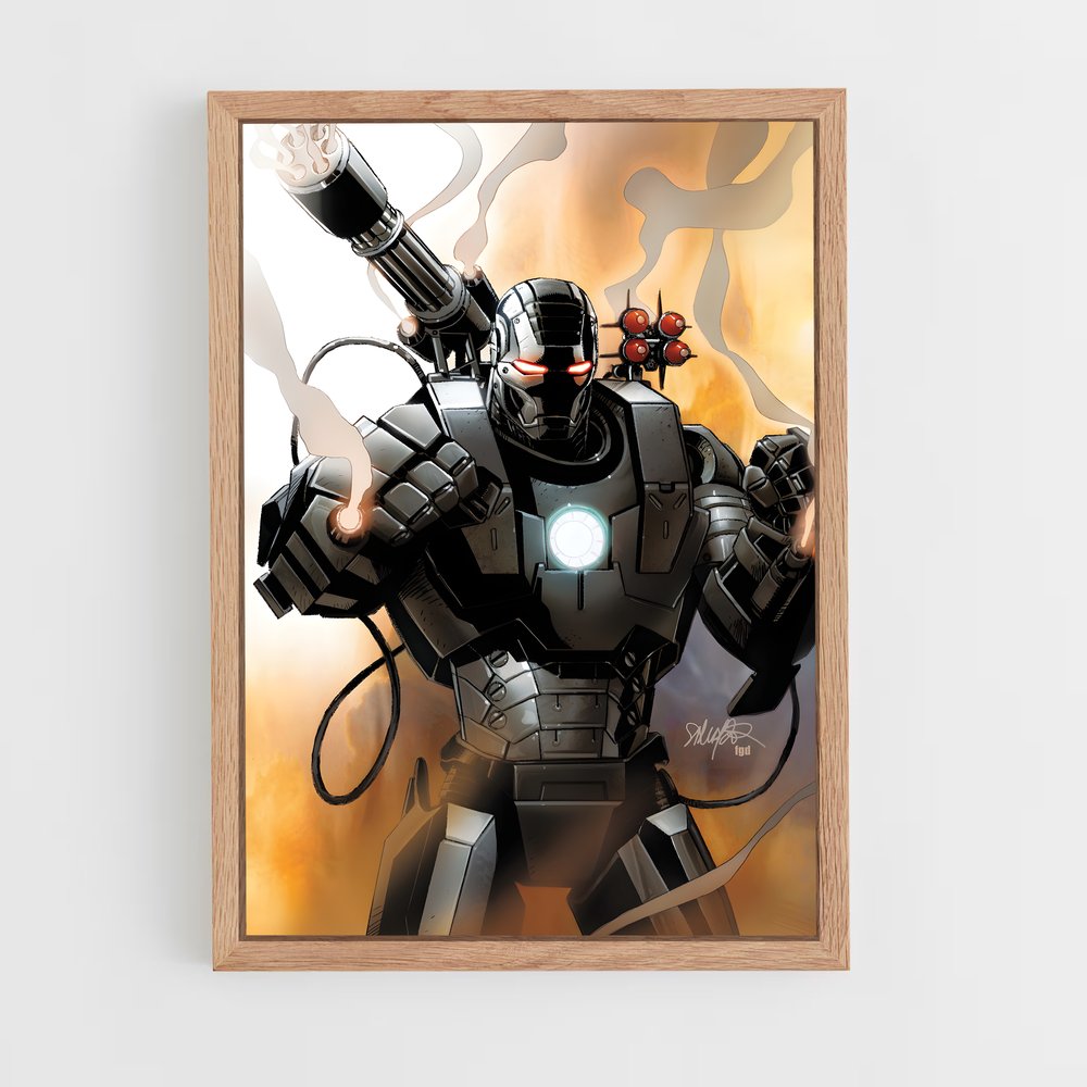 ap-war machine-2 cadre Bois clair