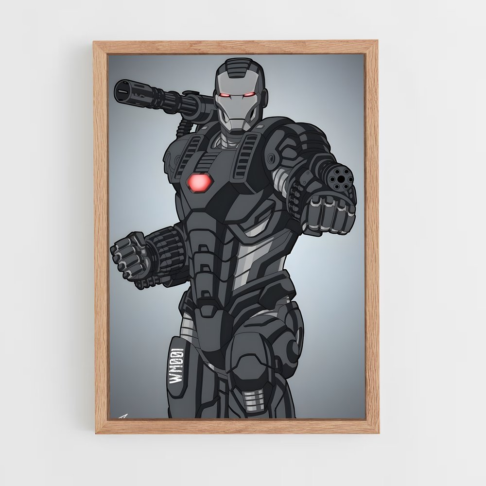 ap-war machine-6 cadre Bois clair