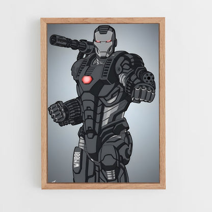 ap-war machine-6 cadre Bois clair