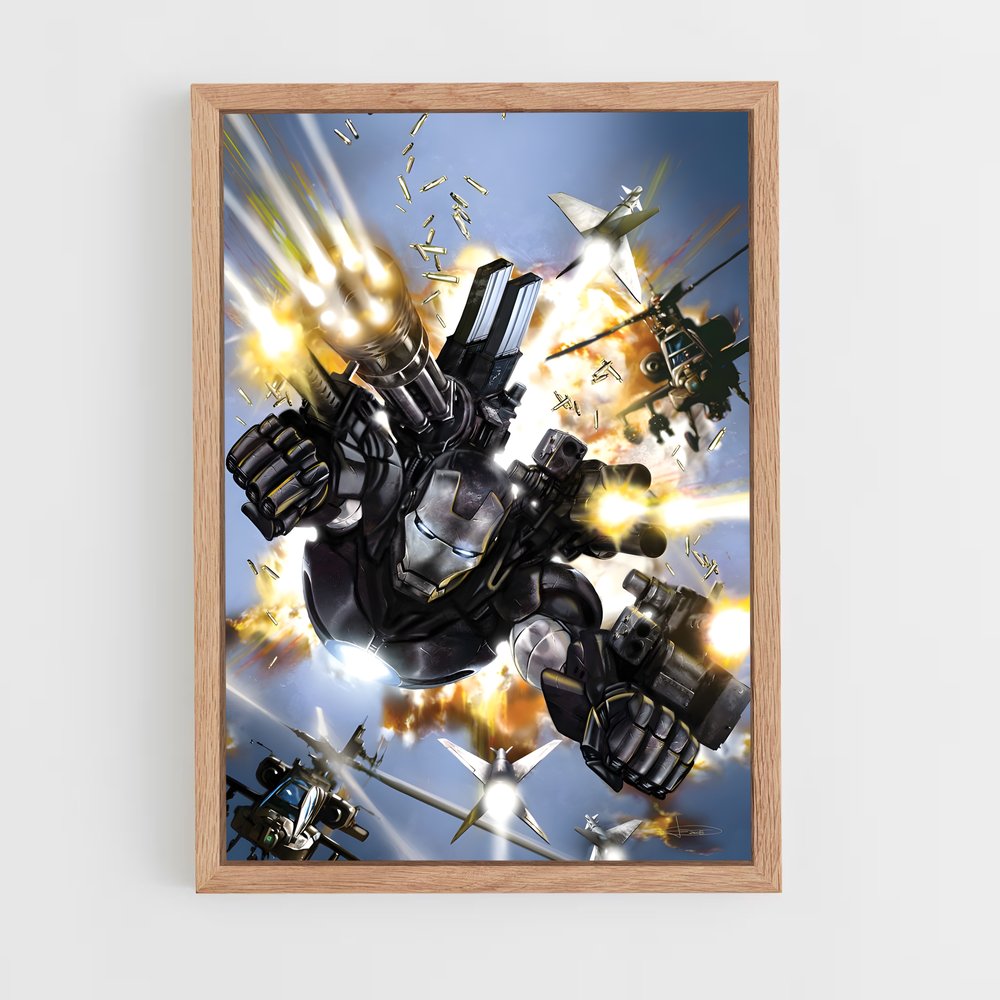 ap-war machine-8 cadre Bois clair