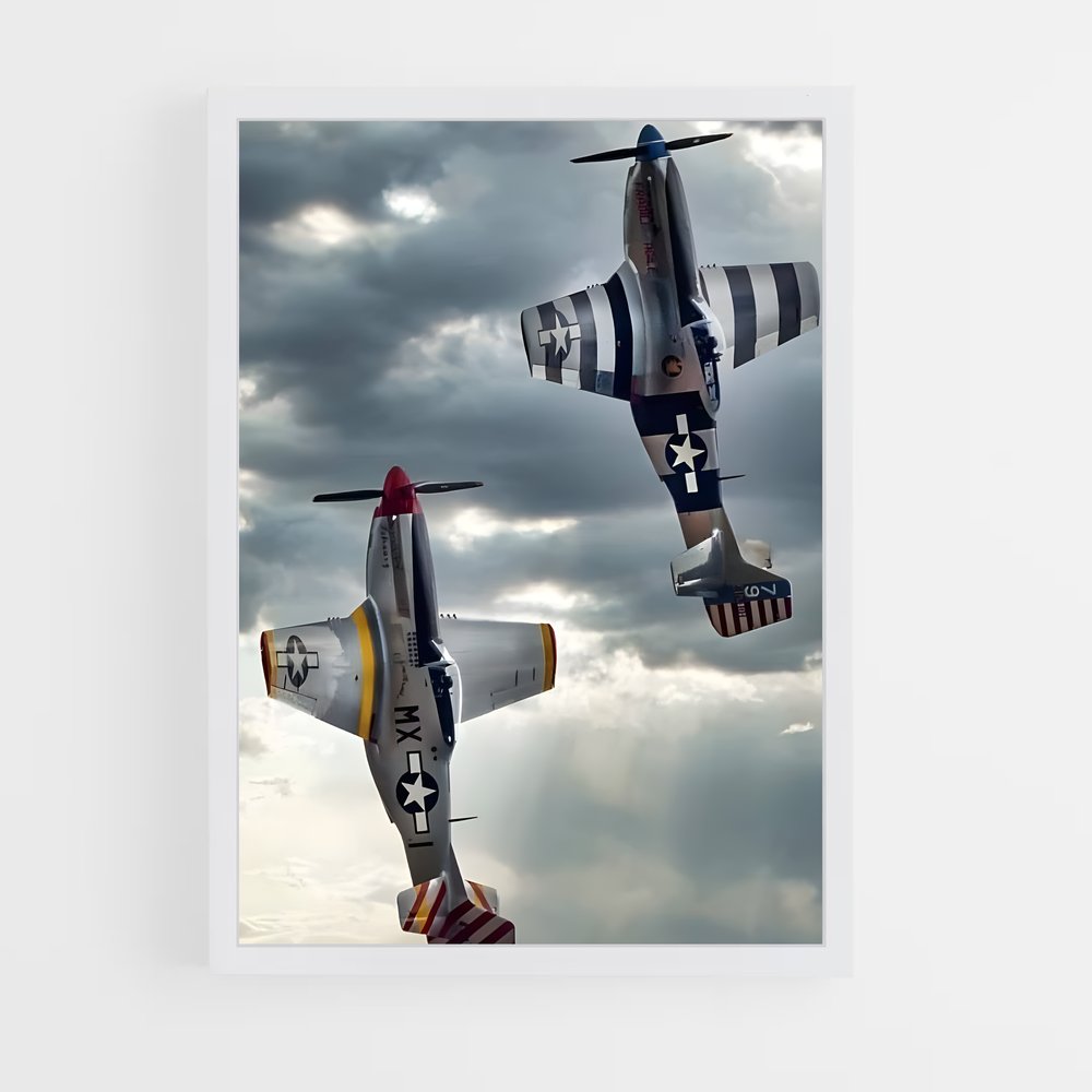 ap-warbirds-3 cadre Blanc