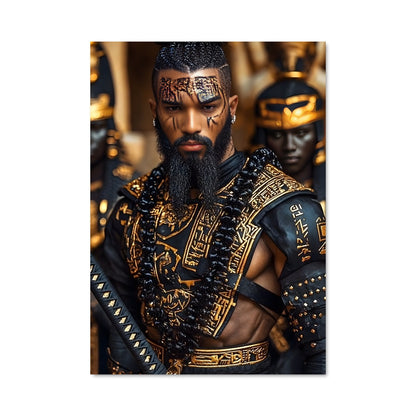Poster Guerrier Doré