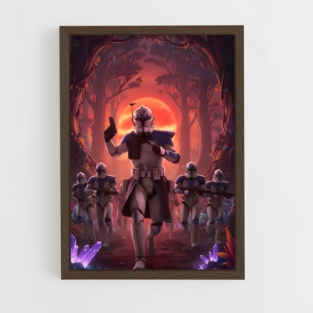 ap-wars-8 cadre Bois foncé