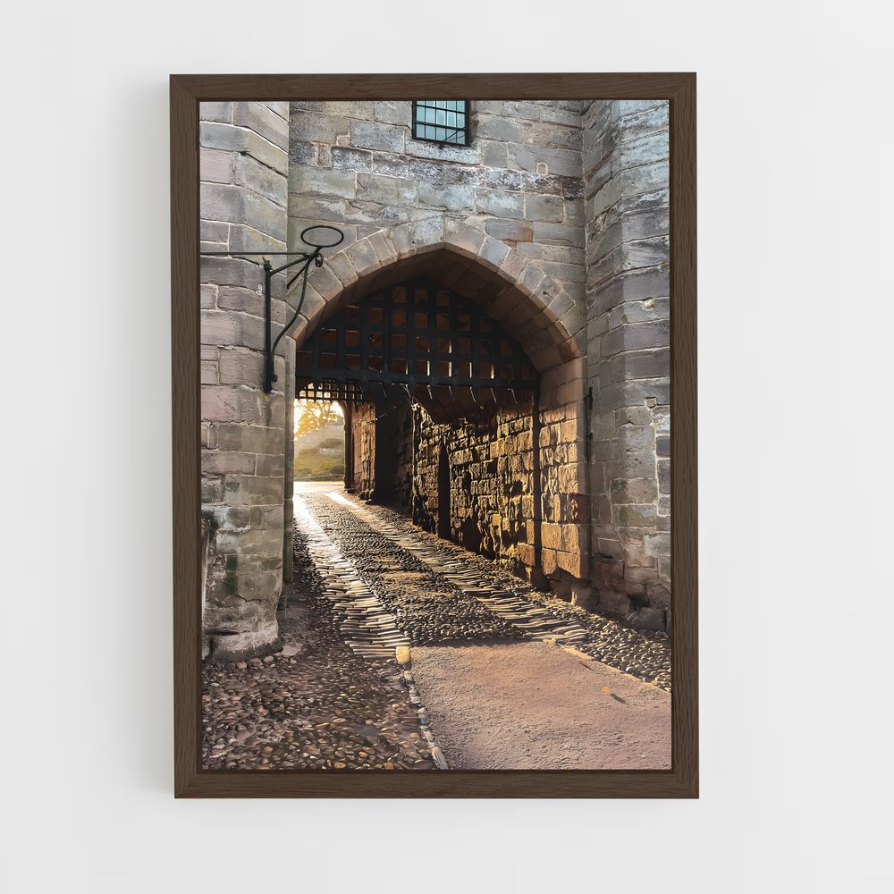 ap-warwick castle-2 cadre Bois foncé