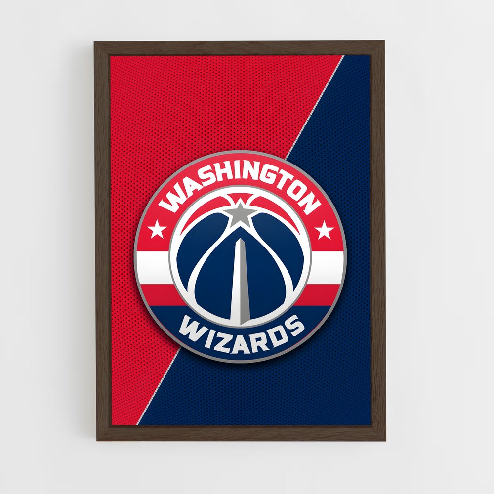 ap-washington wizards-2 cadre Bois foncé