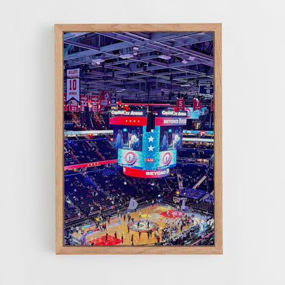ap-washington wizards-6 cadre Bois clair