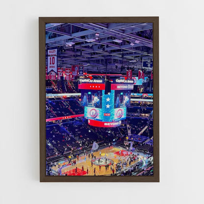ap-washington wizards-6 cadre Bois foncé