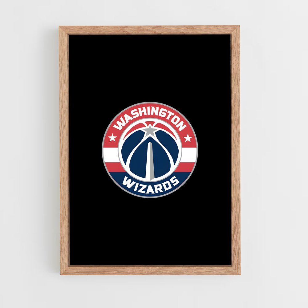 ap-washington wizards-7 cadre Bois clair