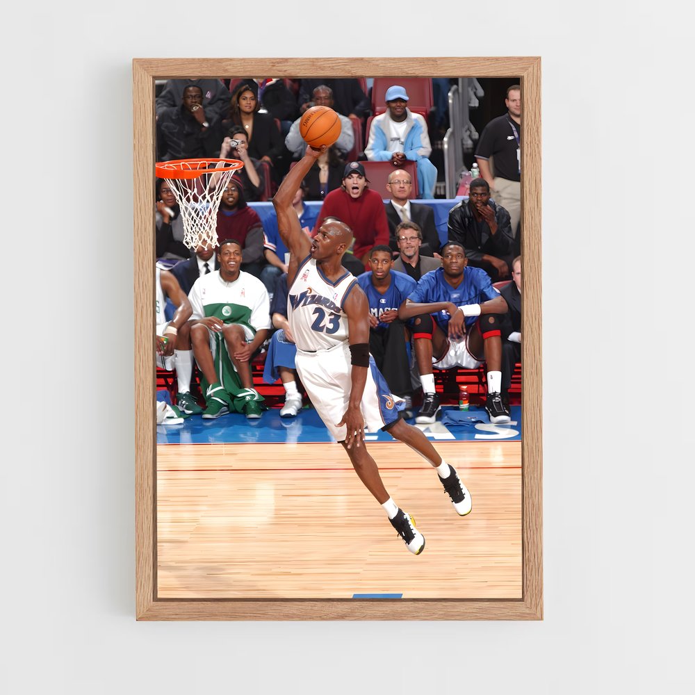 ap-washington wizards-8 cadre Bois clair