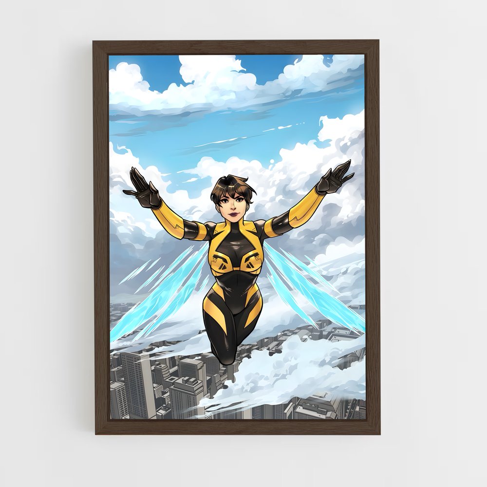 ap-wasp-4 cadre Bois foncé