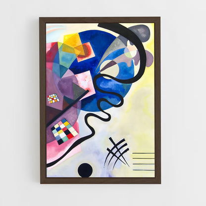 ap-wassily kandinsky-1 cadre Bois foncé