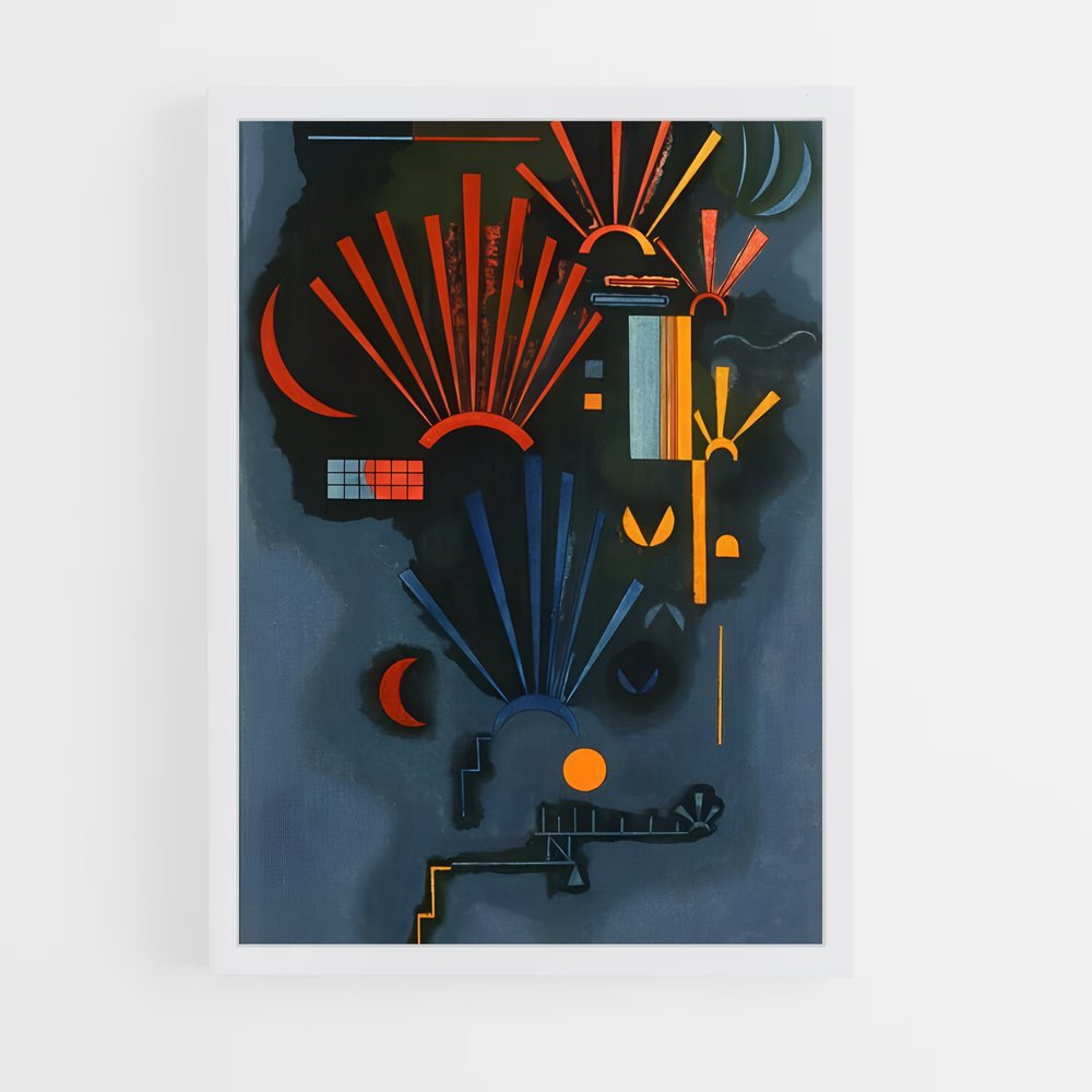 ap-wassily kandinsky-6 cadre Blanc