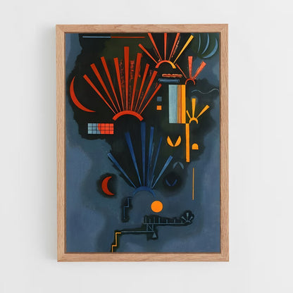 ap-wassily kandinsky-6 cadre Bois clair