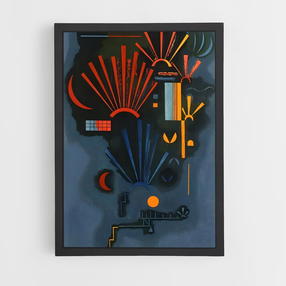 ap-wassily kandinsky-6 cadre Noir