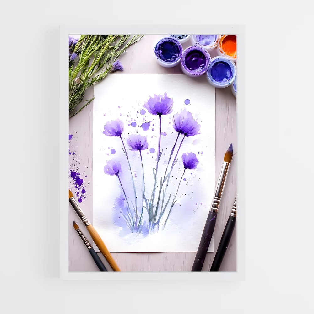 ap-watercolor-11 cadre Blanc