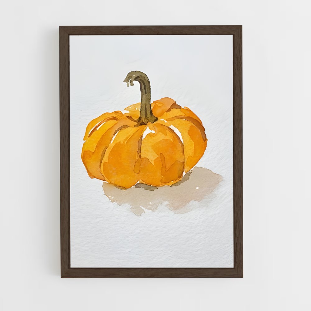 ap-watercolor-2 cadre Bois foncé