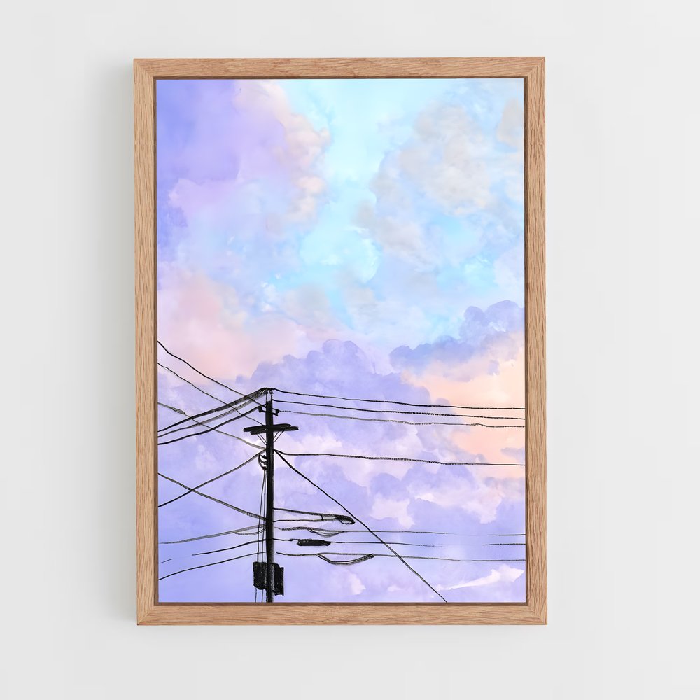 ap-watercolor-4 cadre Bois clair