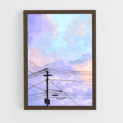 ap-watercolor-4 cadre Bois foncé