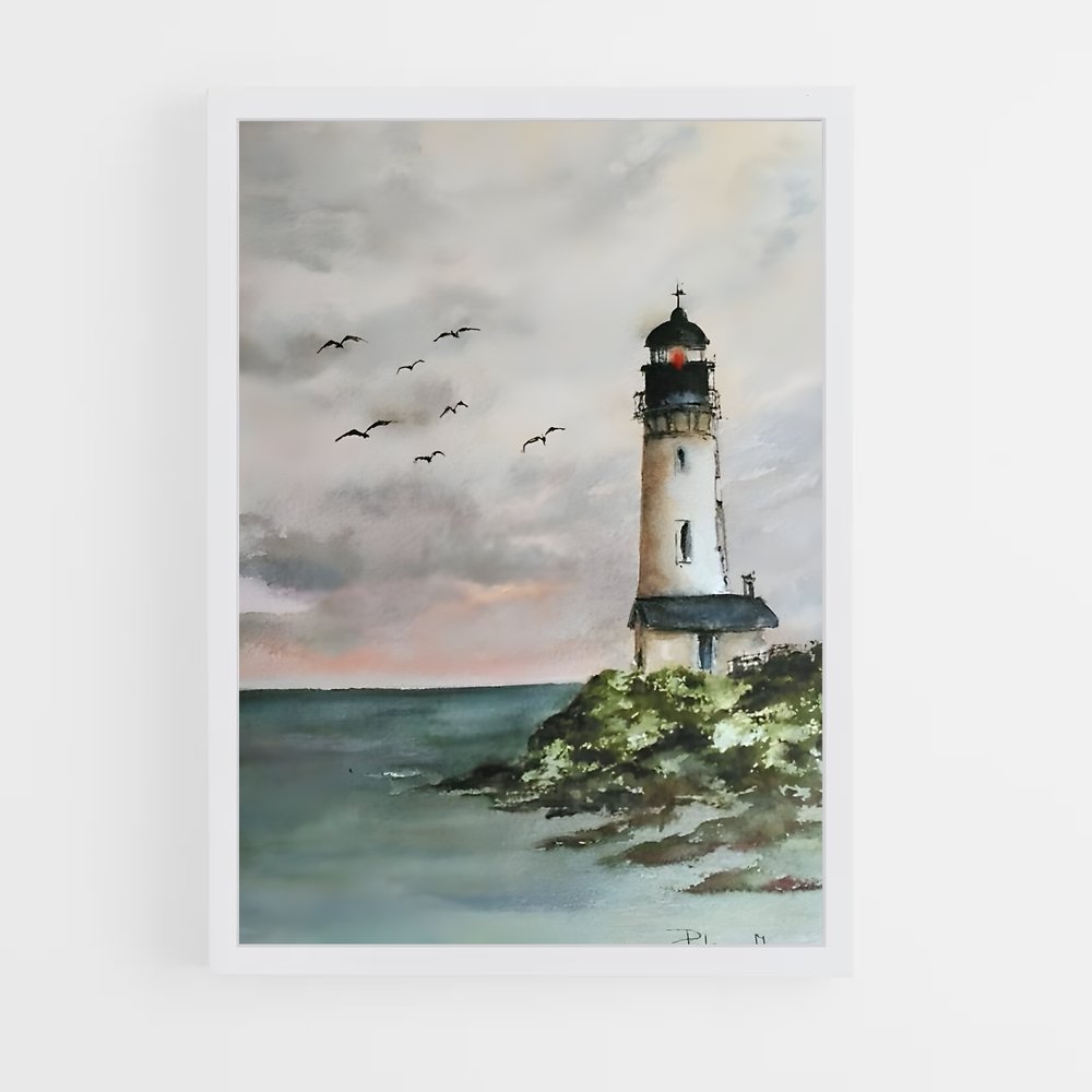 ap-watercolor-7 cadre Blanc