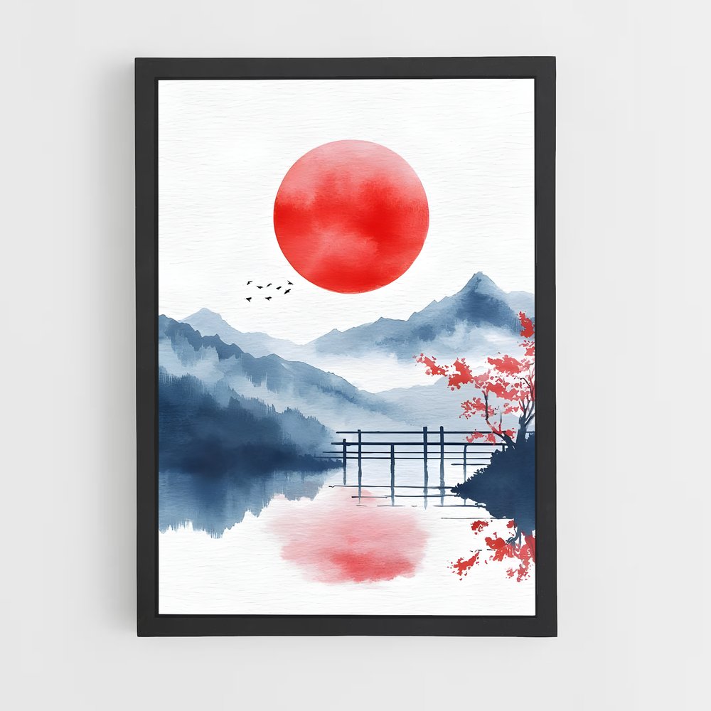 ap-watercolor-9 cadre Noir