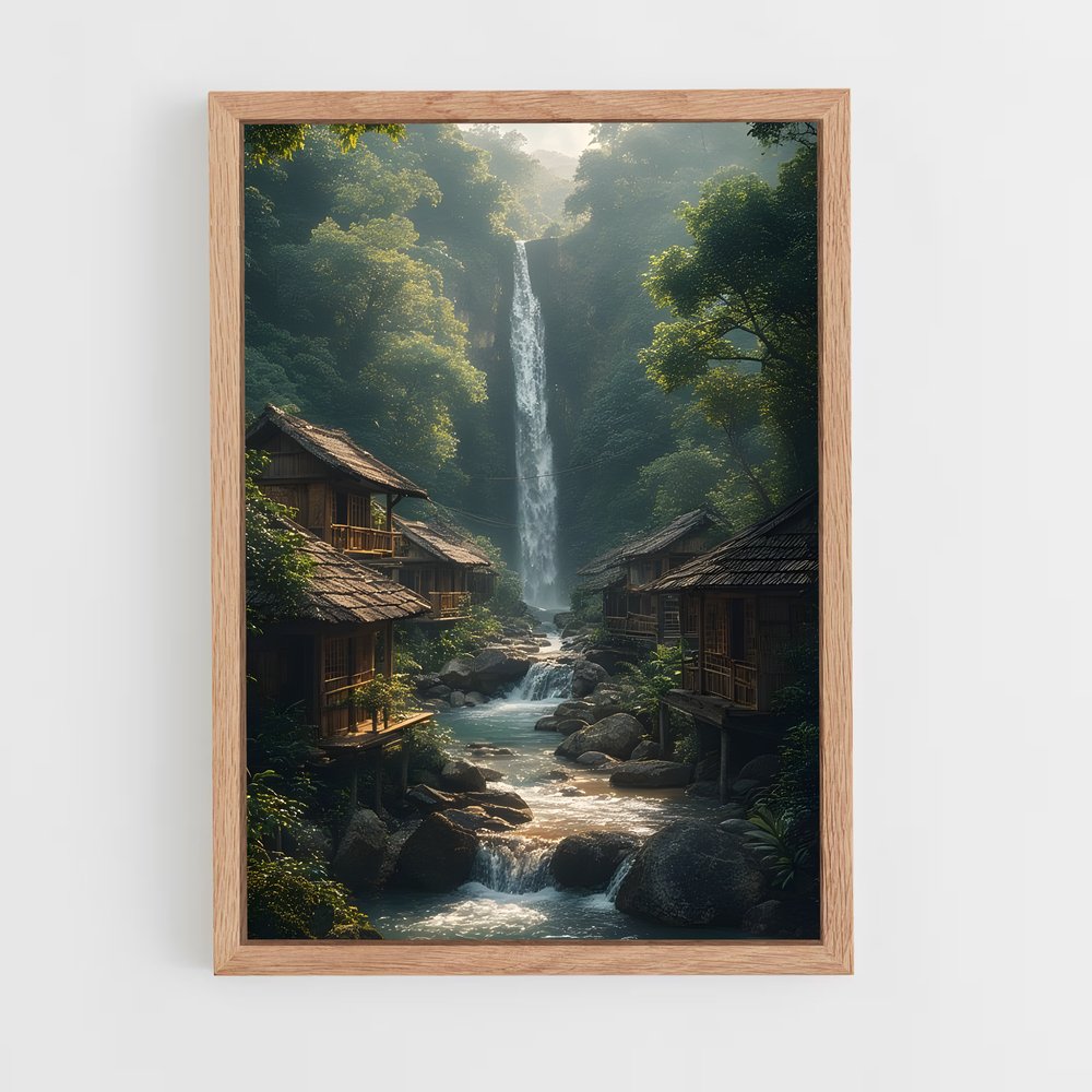 ap-waterfall-11 cadre Bois clair