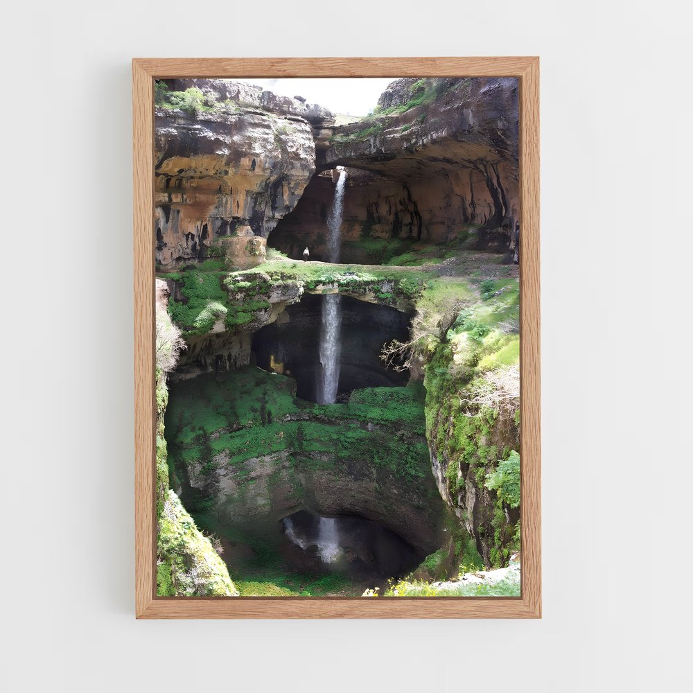 ap-waterfall-13 cadre Bois clair