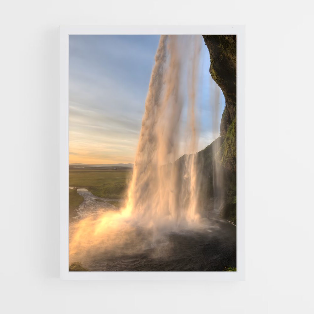 ap-waterfall-7 cadre Blanc