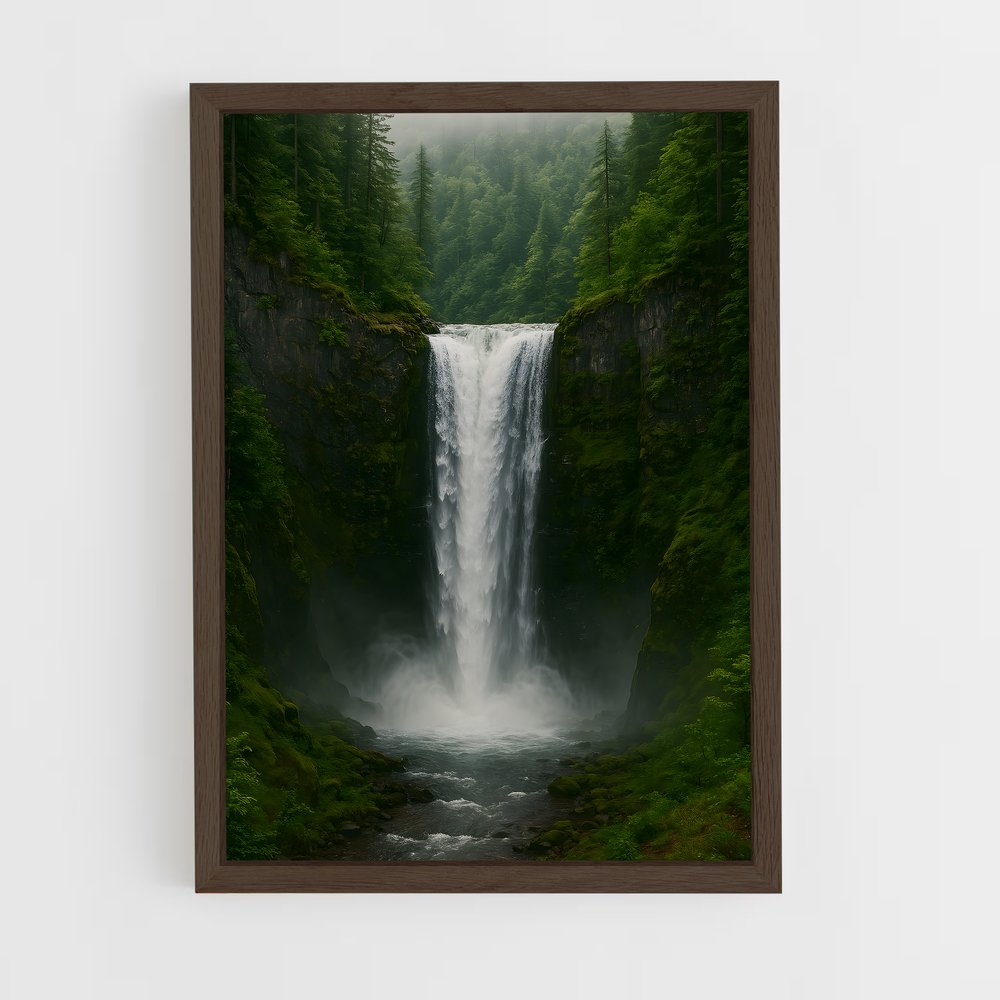 ap-waterfall-9 cadre Bois foncé