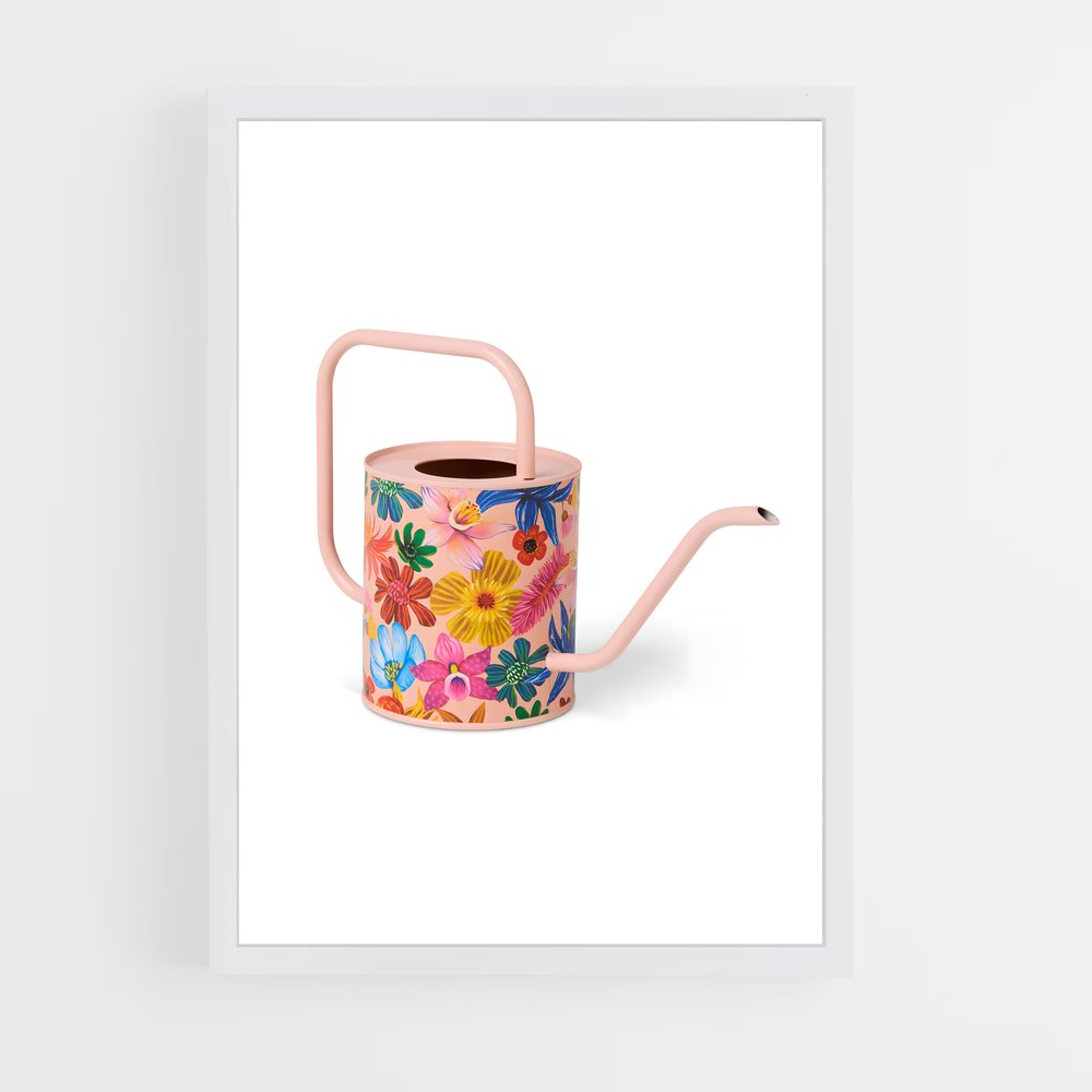 ap-watering can-4 cadre Blanc