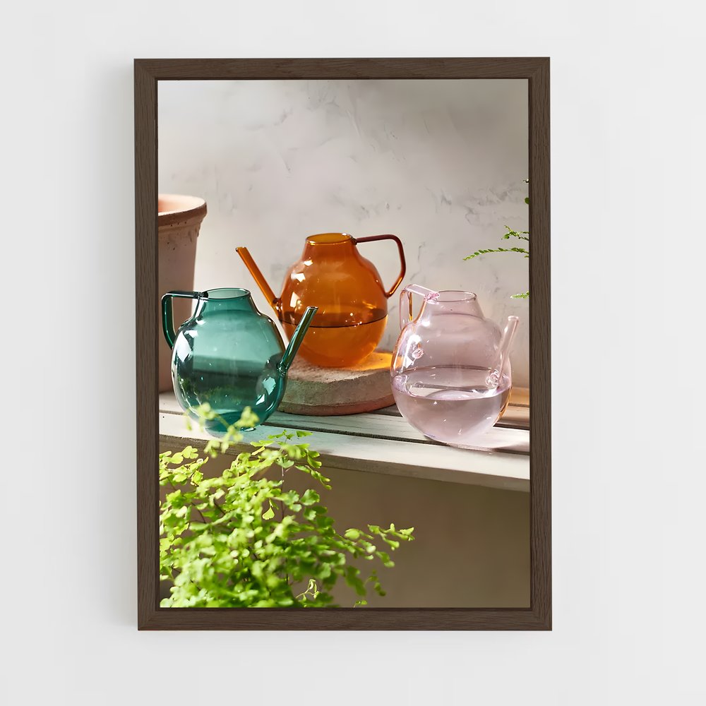 ap-watering can-5 cadre Bois foncé