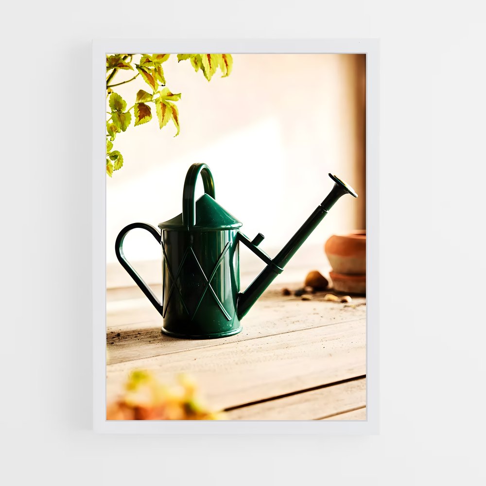 ap-watering can-6 cadre Blanc