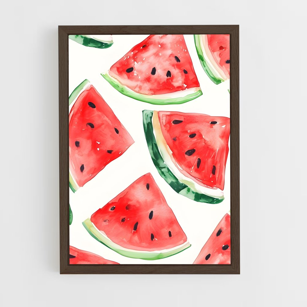 ap-watermelon-6 cadre Bois foncé