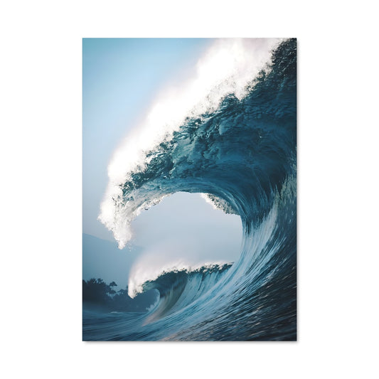 Poster Vague Écarlate